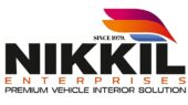 Nikkil Enterprises logo, a premium vehicle interior solution provider since 1979.